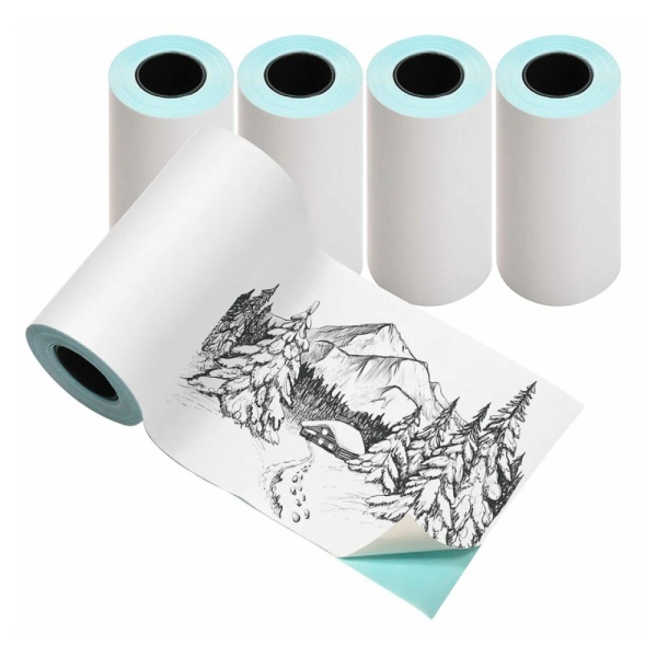 Термобумага для печати фотографий Kid Joy, 5 рулонов, белая